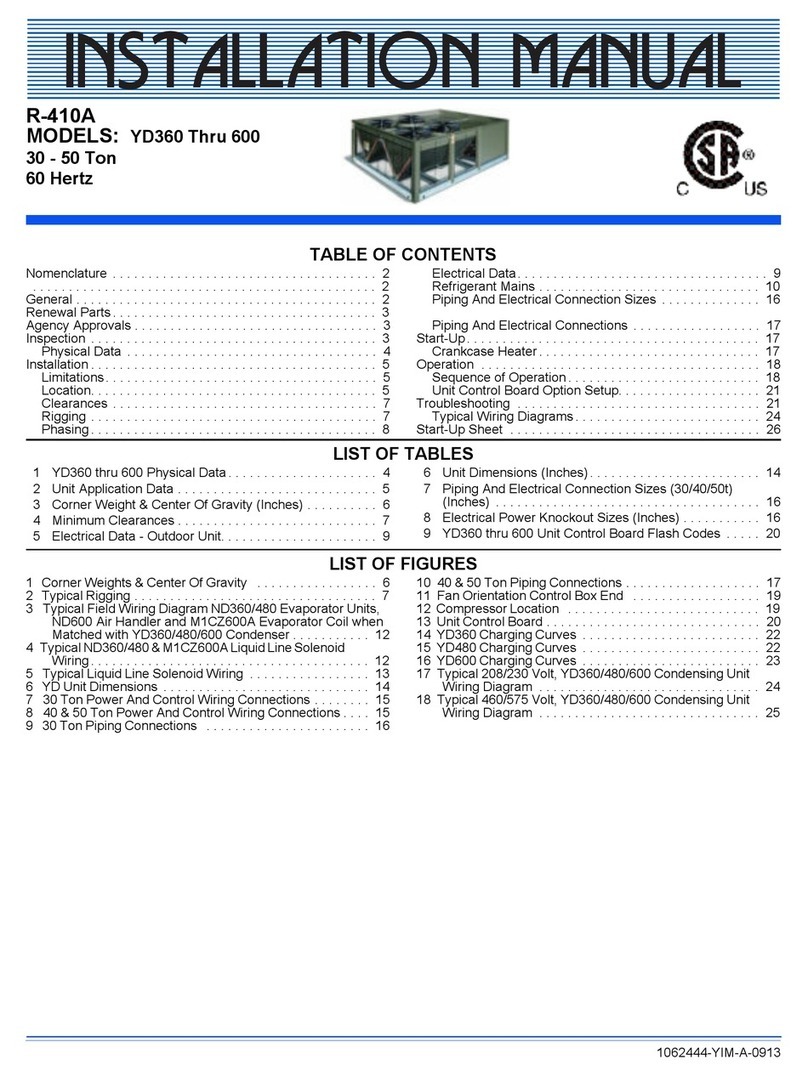 Johnson Controls YD360 installation manual Johnson Controls YD360 installation manual