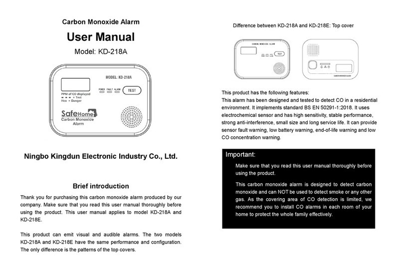 Kingdun Electronic KD-218A user manual