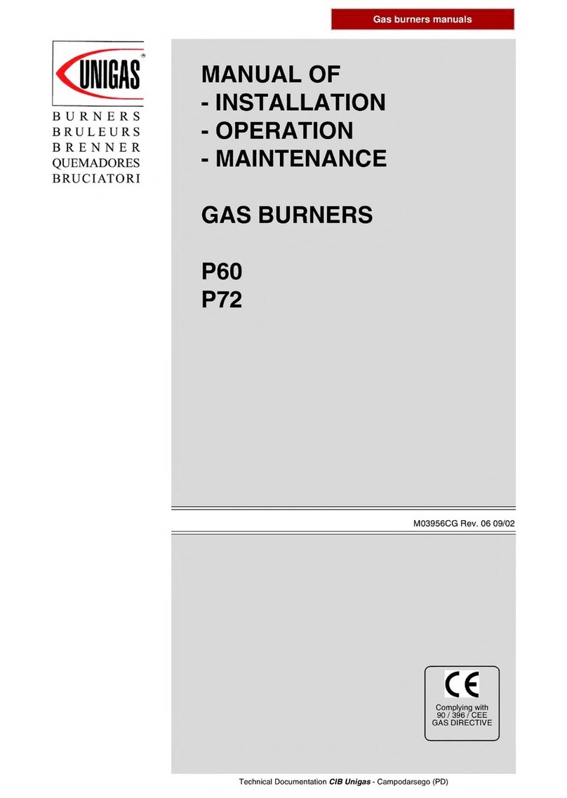 Unigas P60 M-0.40 Series User manual