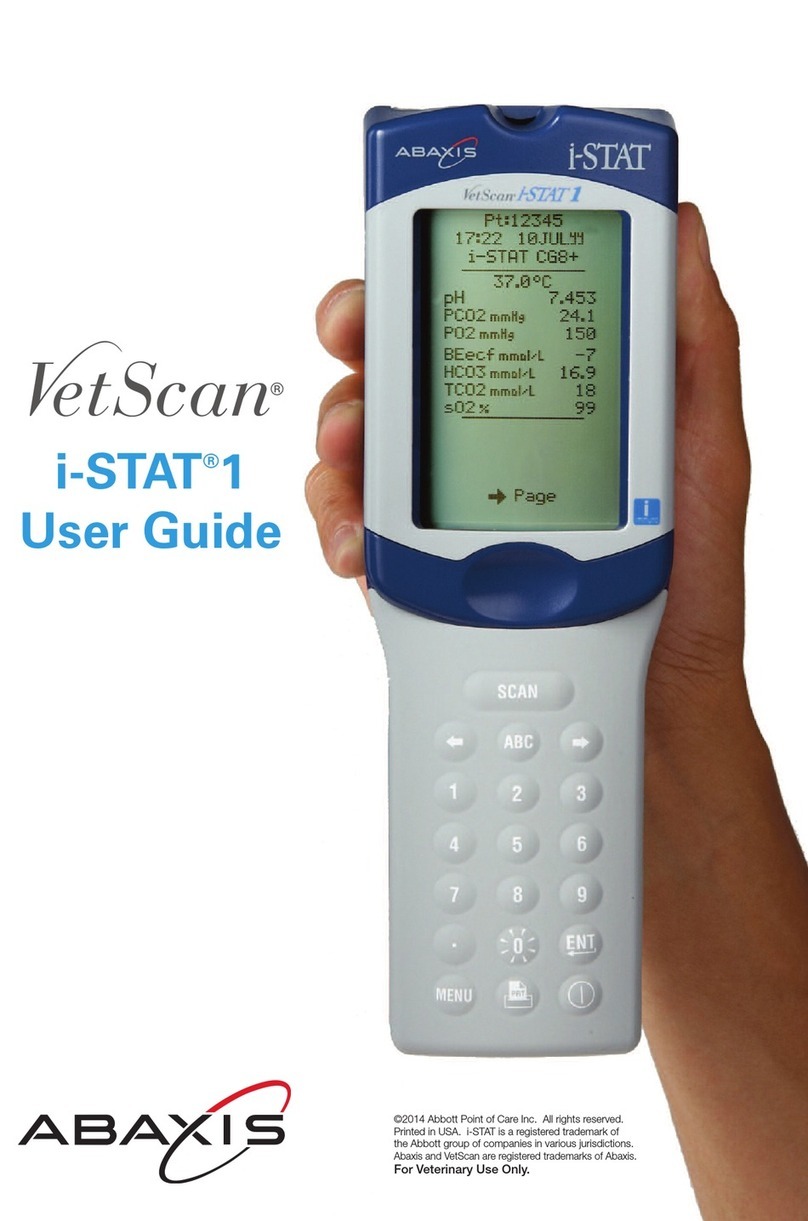 Abaxis VetScan i-STAT 1 User manual