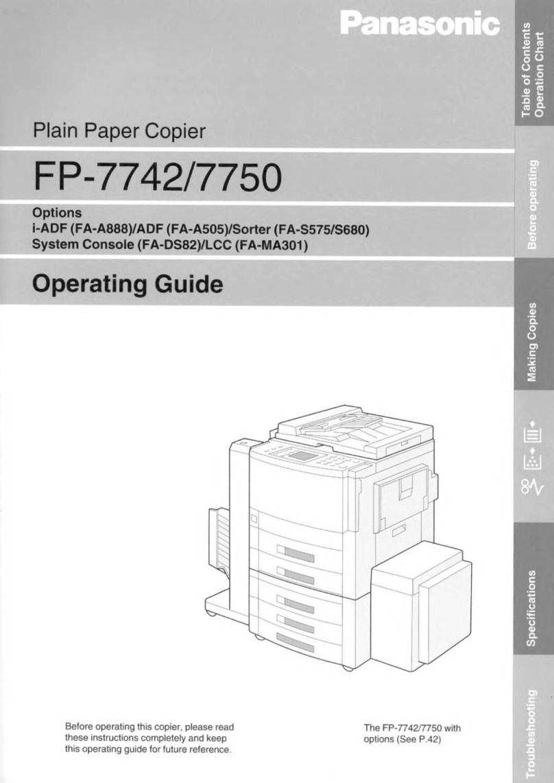 Panasonic FP-7742 User manual