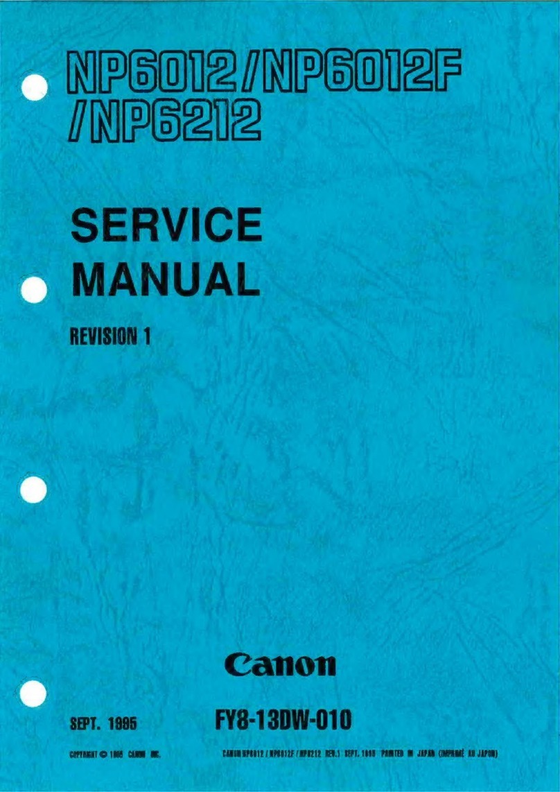 Canon NP6012 Service manual