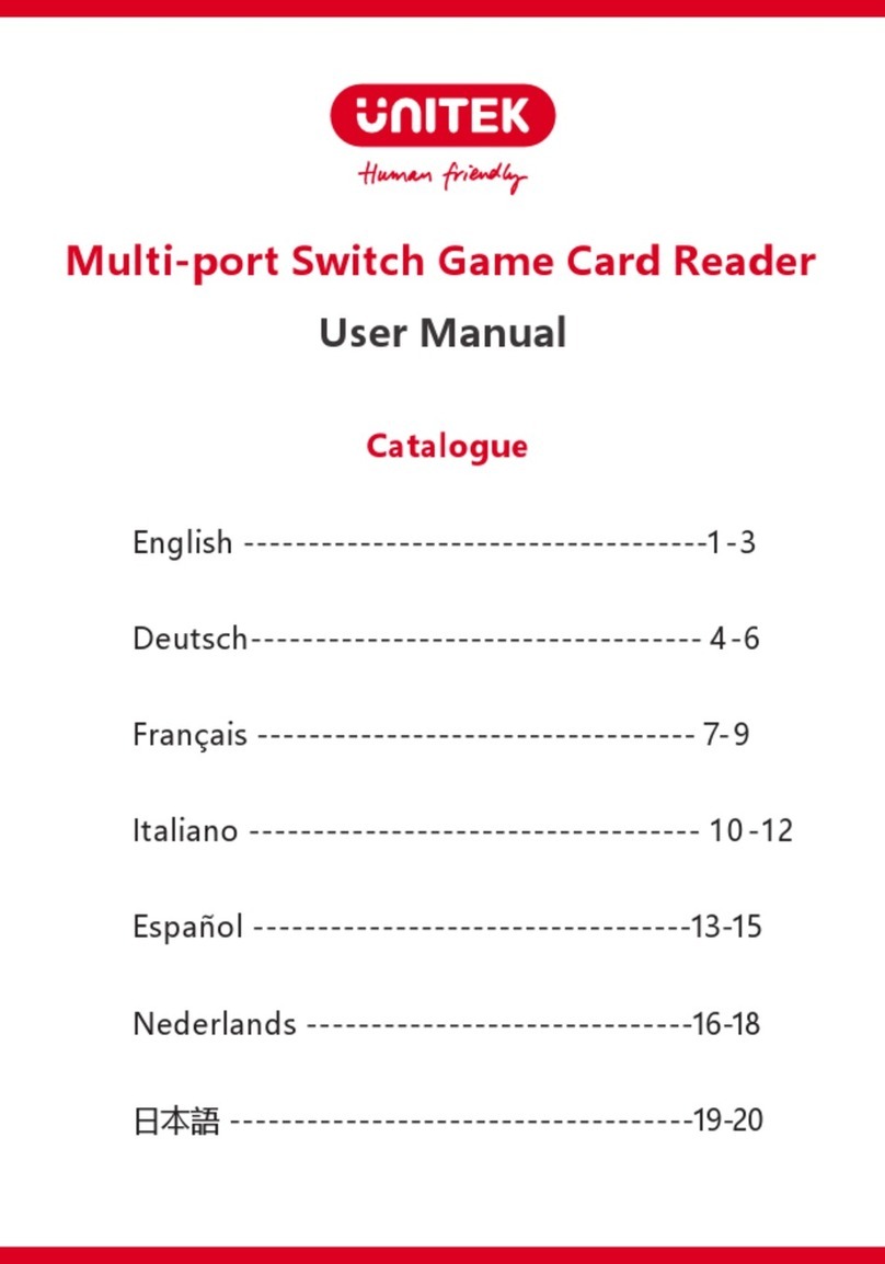 Unitek D1100A user manual