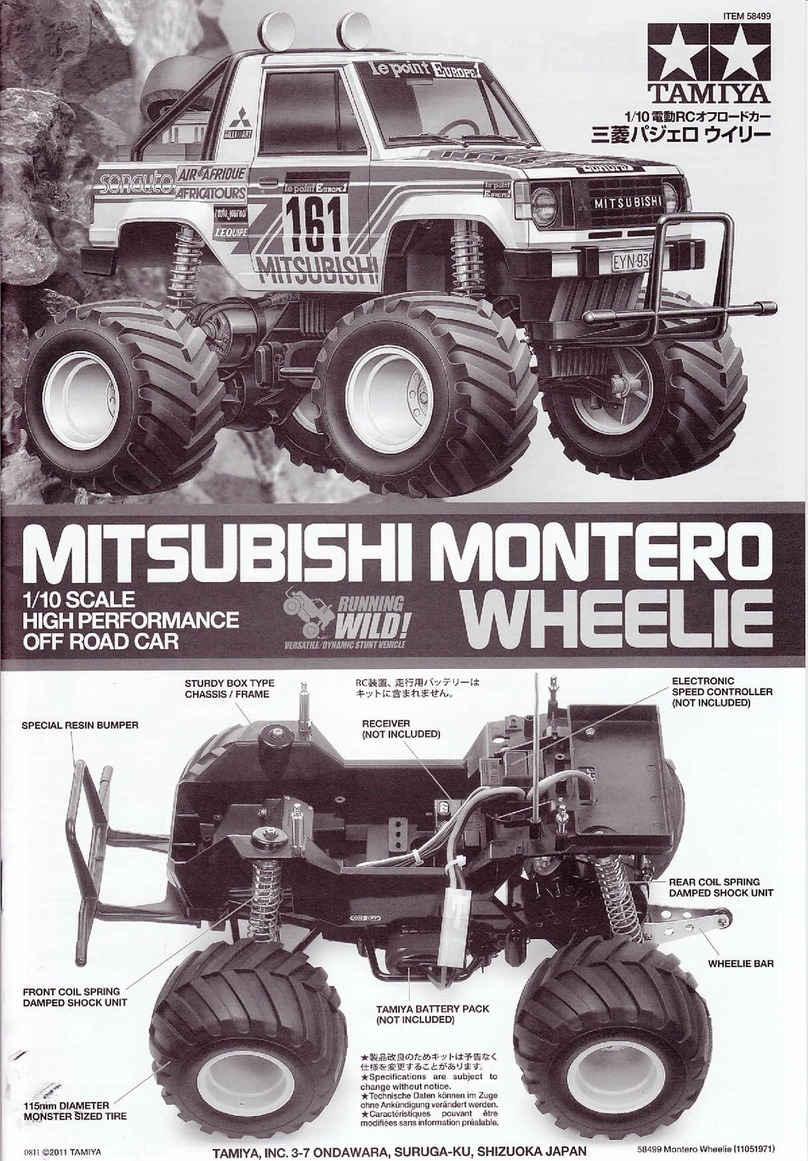 Tamiya MITSUBISHI MONTERO WHEELIE 58499 instructions Tamiya MITSUBISHI MONTERO WHEELIE 58499 instructions