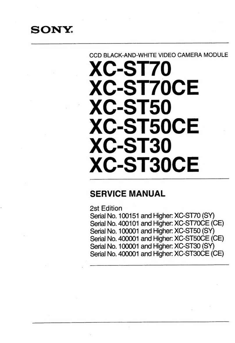 Sony XCST70 Service manual