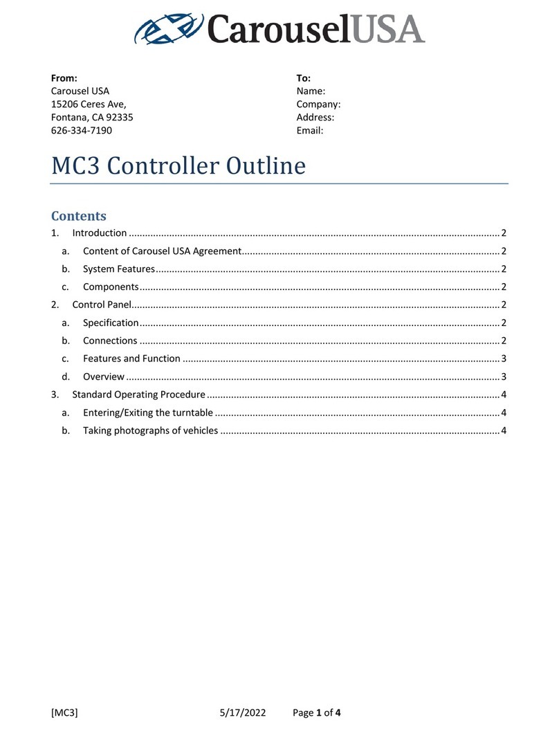 Carousel Industries MC3 manual