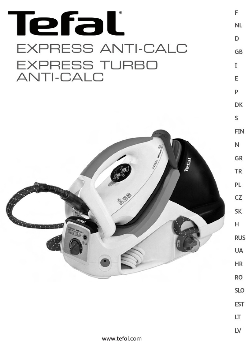 TEFAL EXPRESS TURBO ANTI-CALC manual