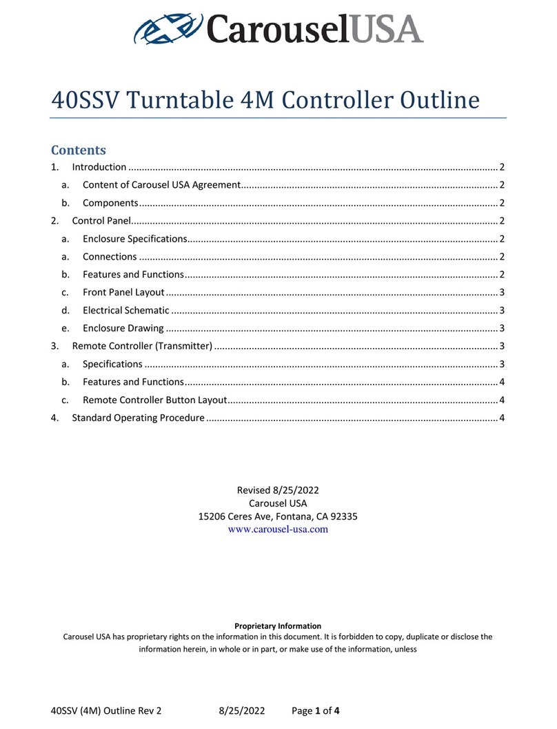 Carousel USA 40SSV manual