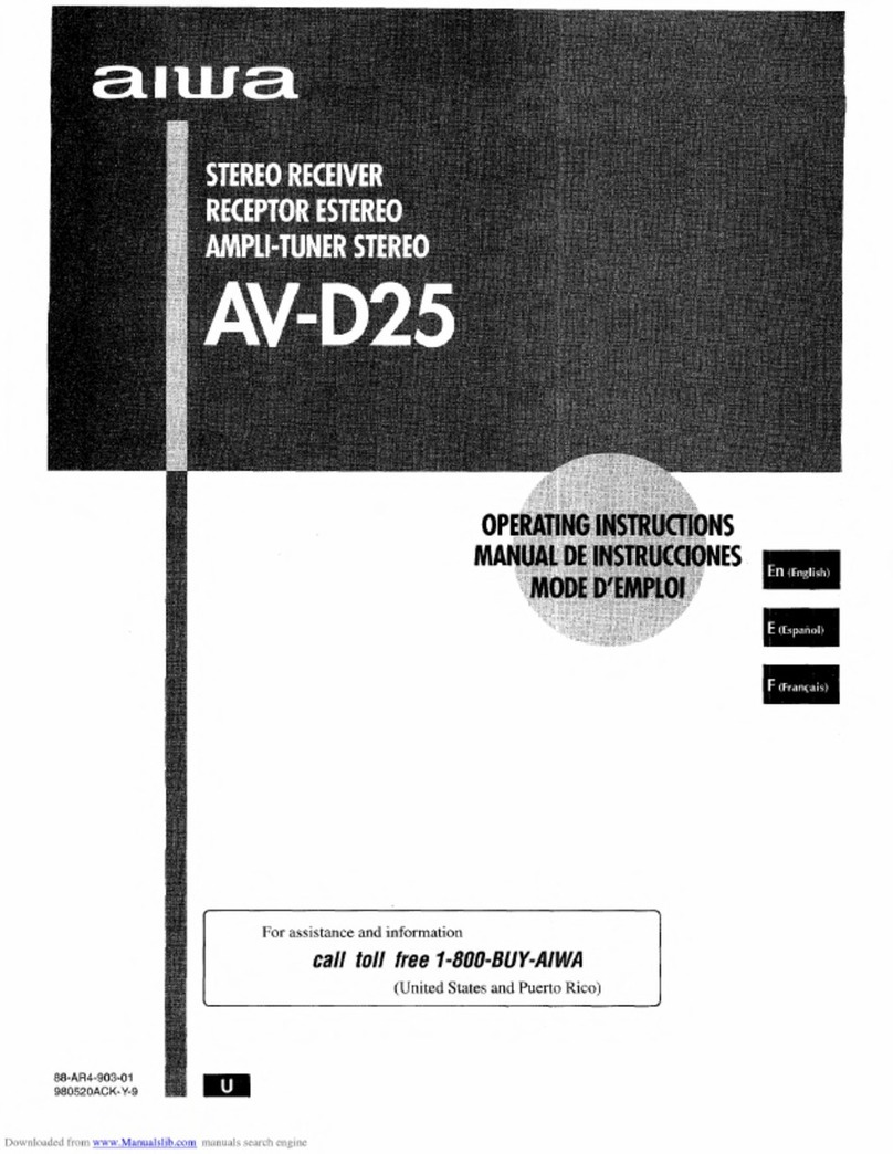 Aiwa AV-D25 User manual
