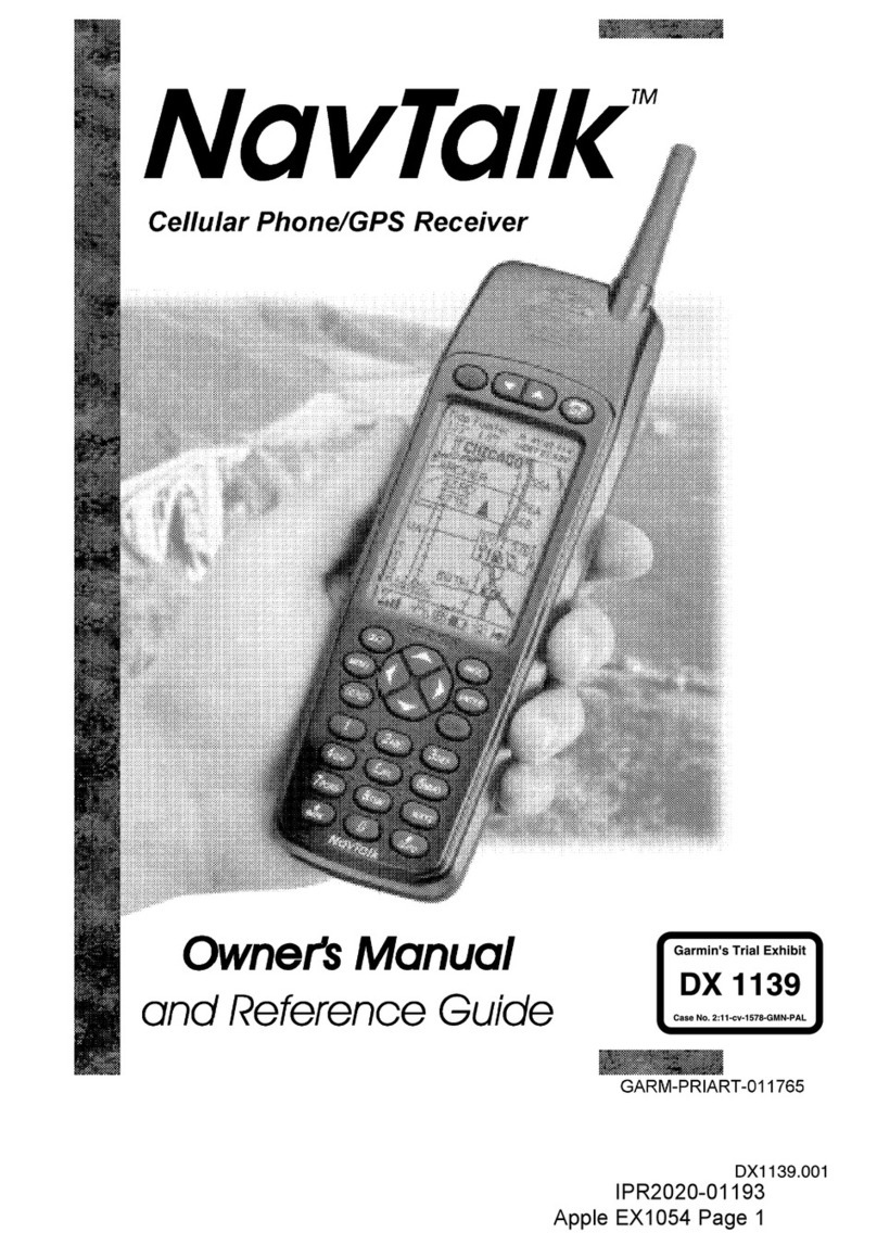 Garmin NavTalk Owner's manual and reference guide