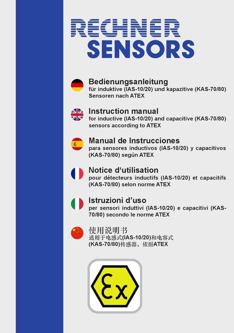 Rechner Sensors IAS-10 Series instruction manual