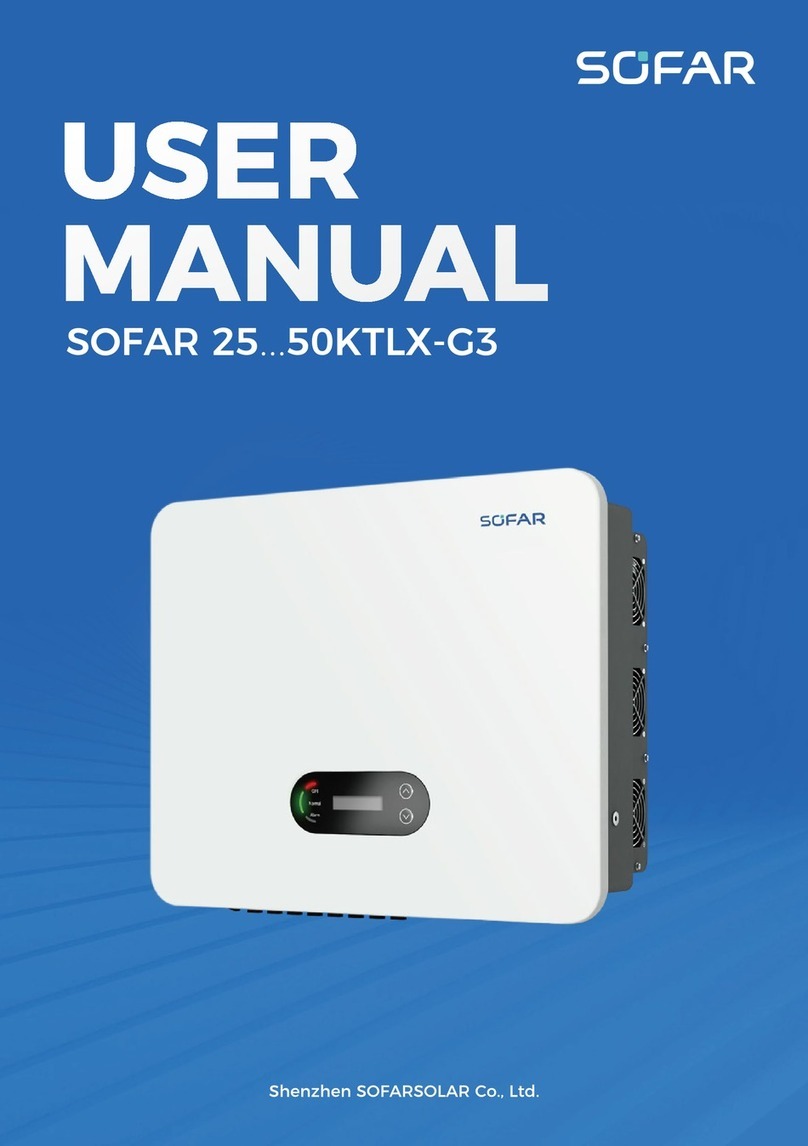 Sofar 25KTLX-G3 User manual