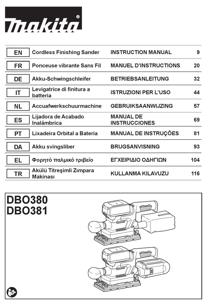 Makita DBO381RTJU User manual
