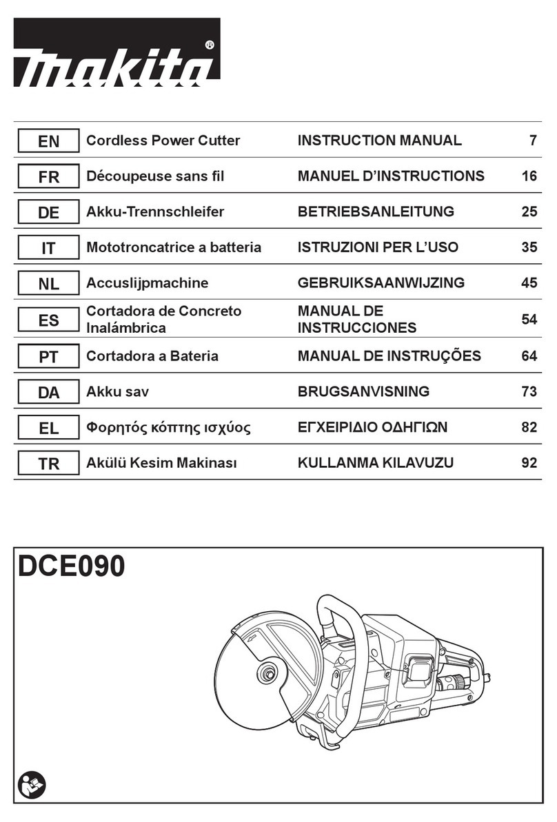 Makita DCE090T2X1 User manual