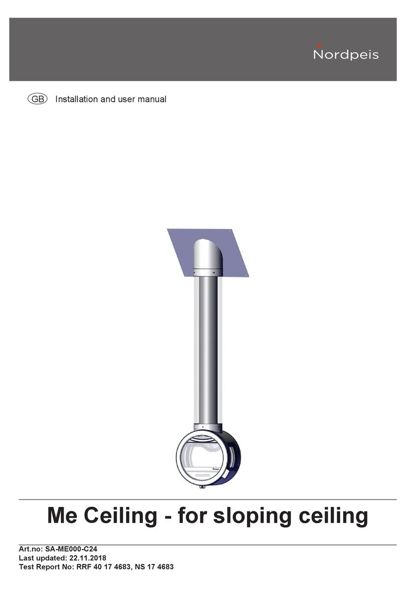 Nordpeis Me Ceiling SA-ME000-C24 User manual