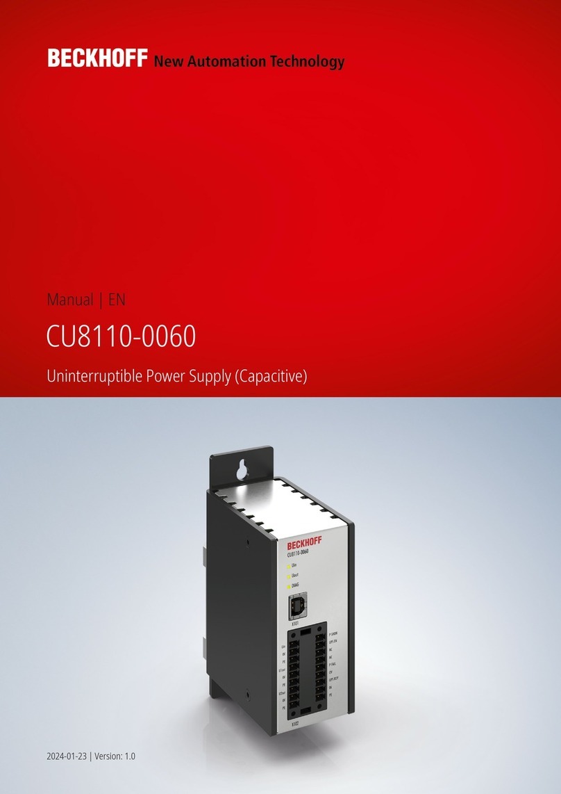 Beckhoff CU8110-0060 manual