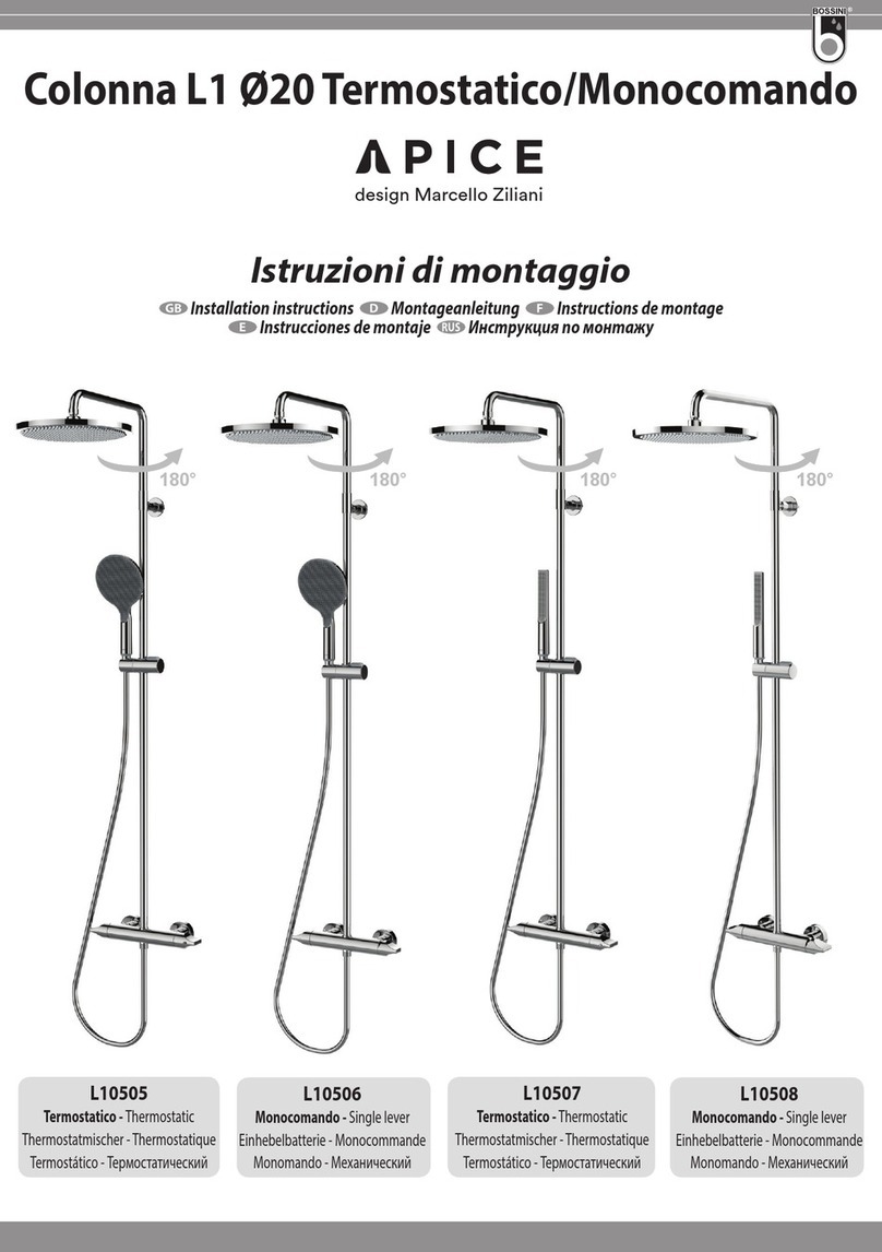 Bossini APICE L10505 User manual