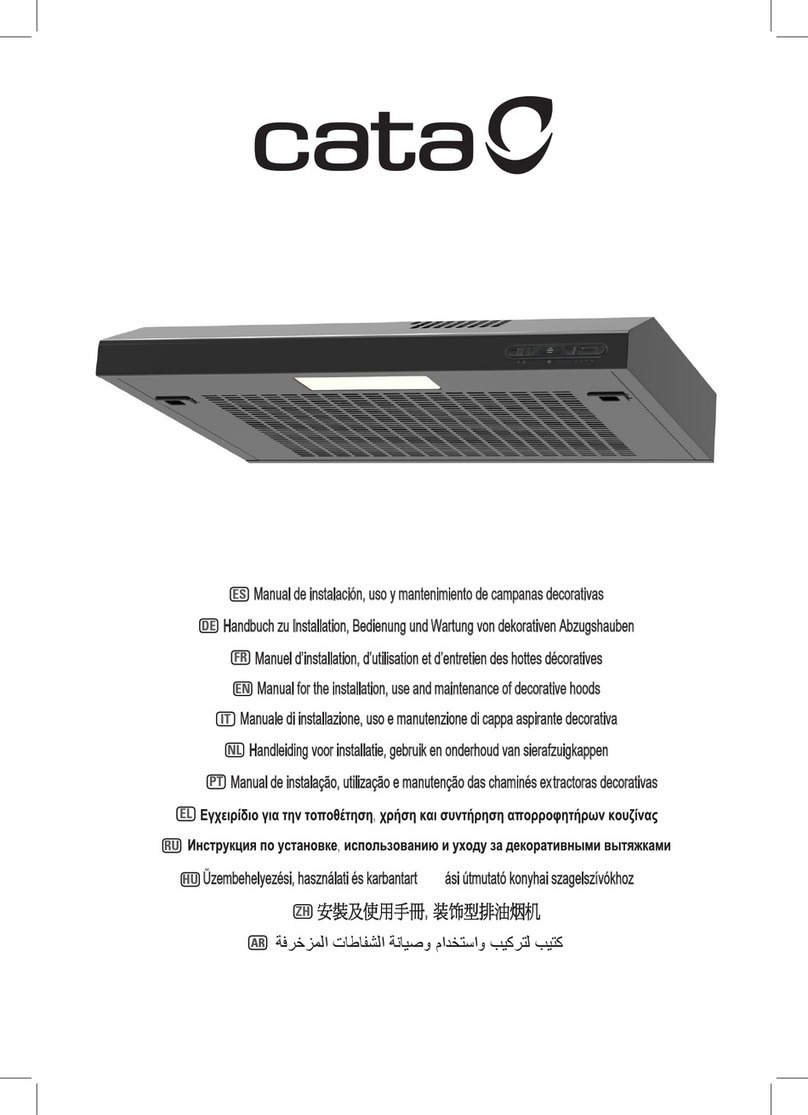 Cata LF-2060 WH Manual for the installation, use and maintenance Cata LF-2060 WH Manual for the installation, use and maintenance