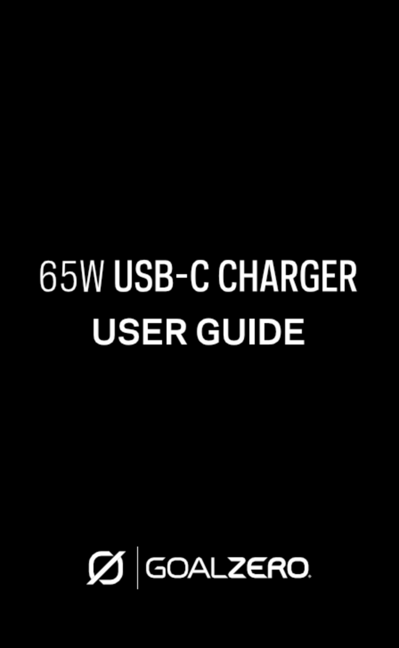 GOAL ZERO 98235 User manual GOAL ZERO 98235 User manual