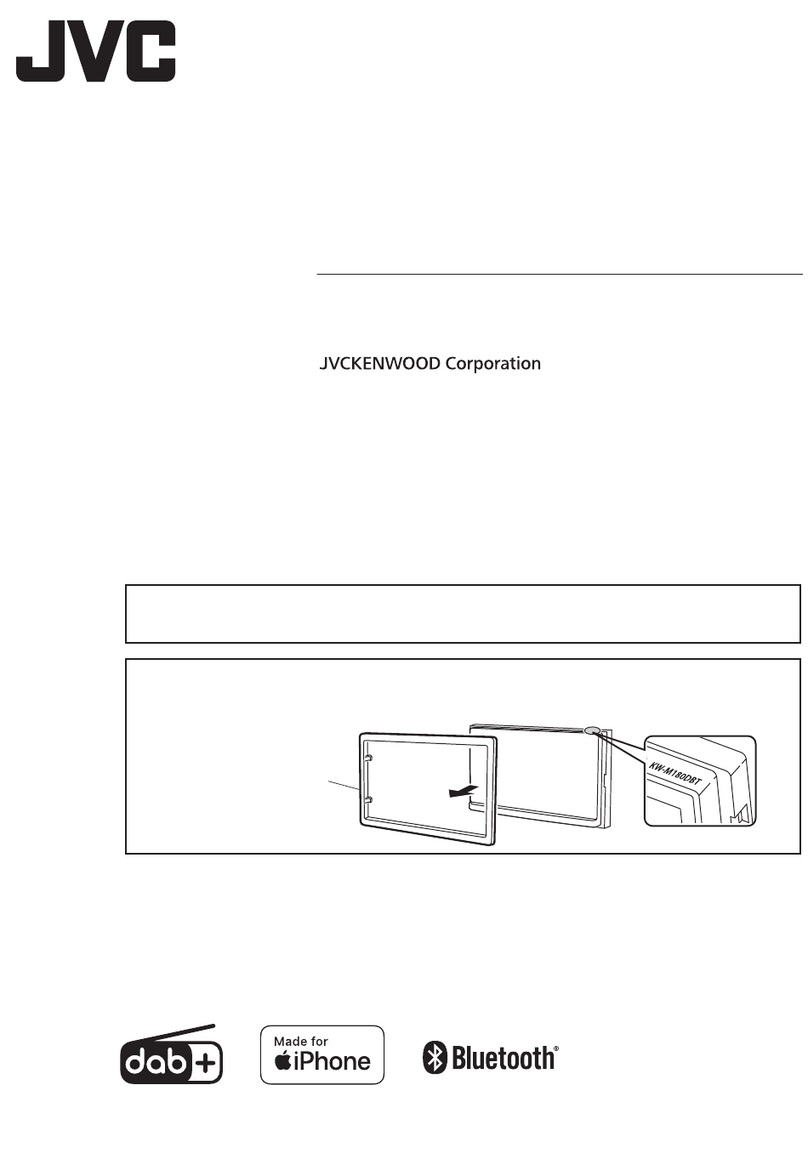 JVC KW-M180DBT User manual