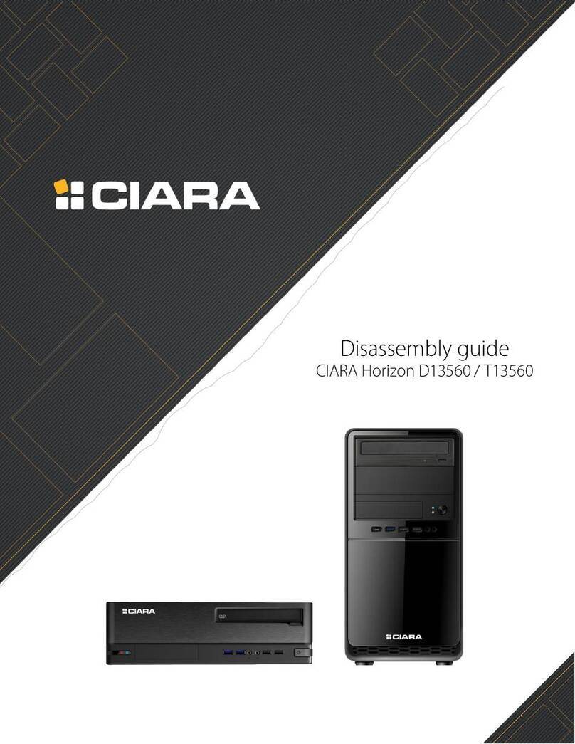 Ciara Horizon D13560 Disassembly guide