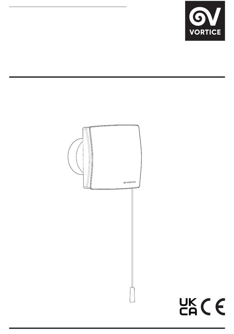 Vortice AER DMEV 100 User manual