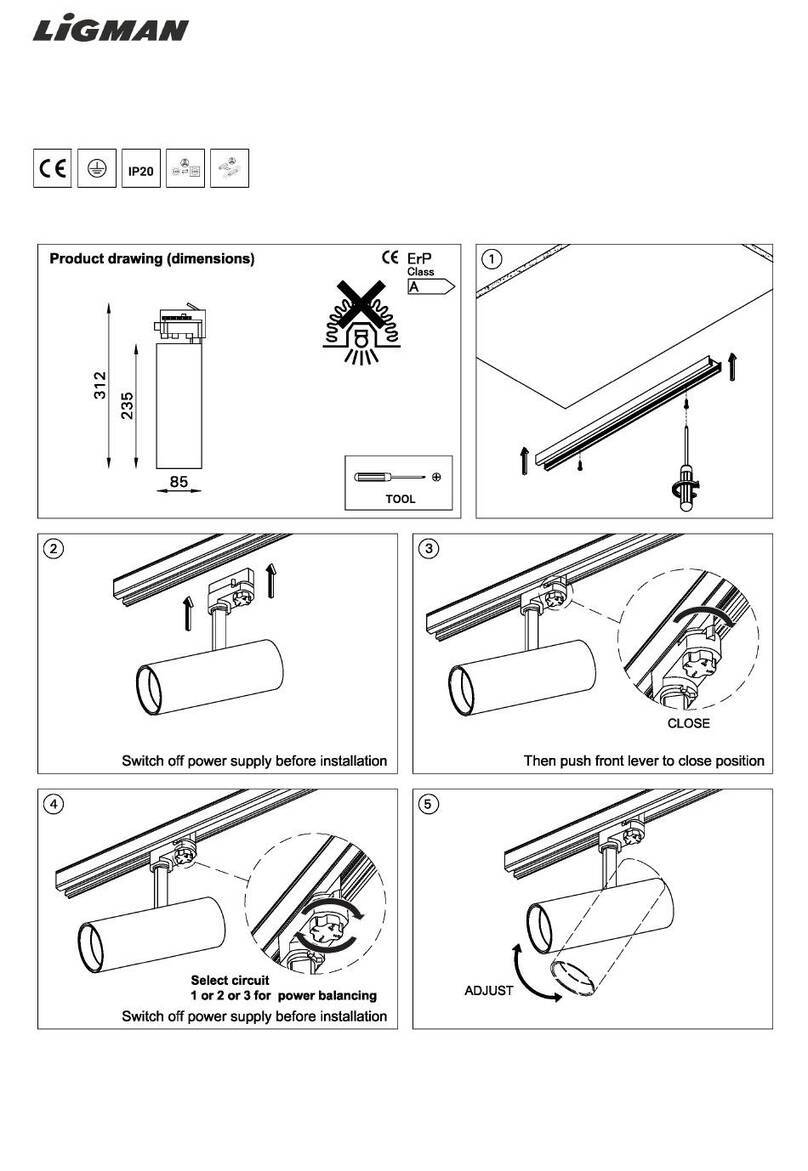 LIGMAN HAMBURG 1 installation manual