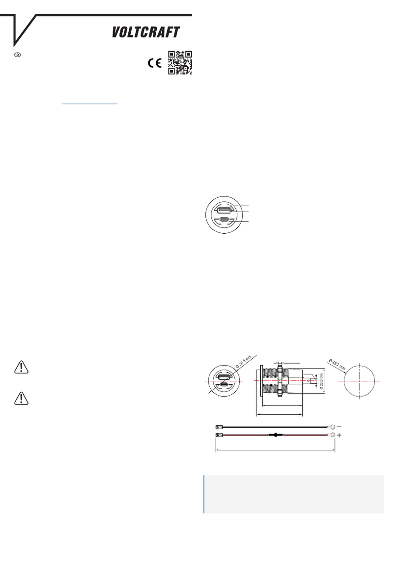 VOLTCRAFT 2867334 installation instructions