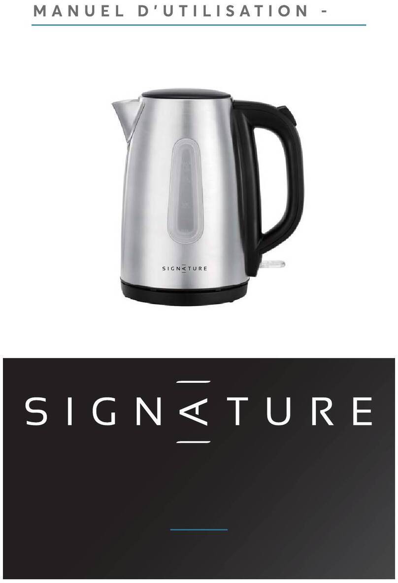 Signature BO01402IX Manual for use