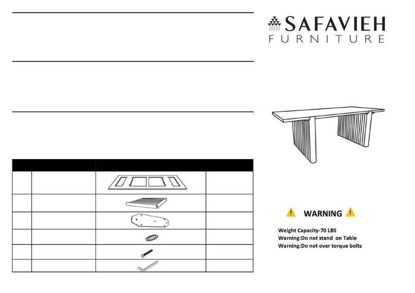 Safavieh Furniture Buckley CNS9704 manual Safavieh Furniture Buckley CNS9704 manual