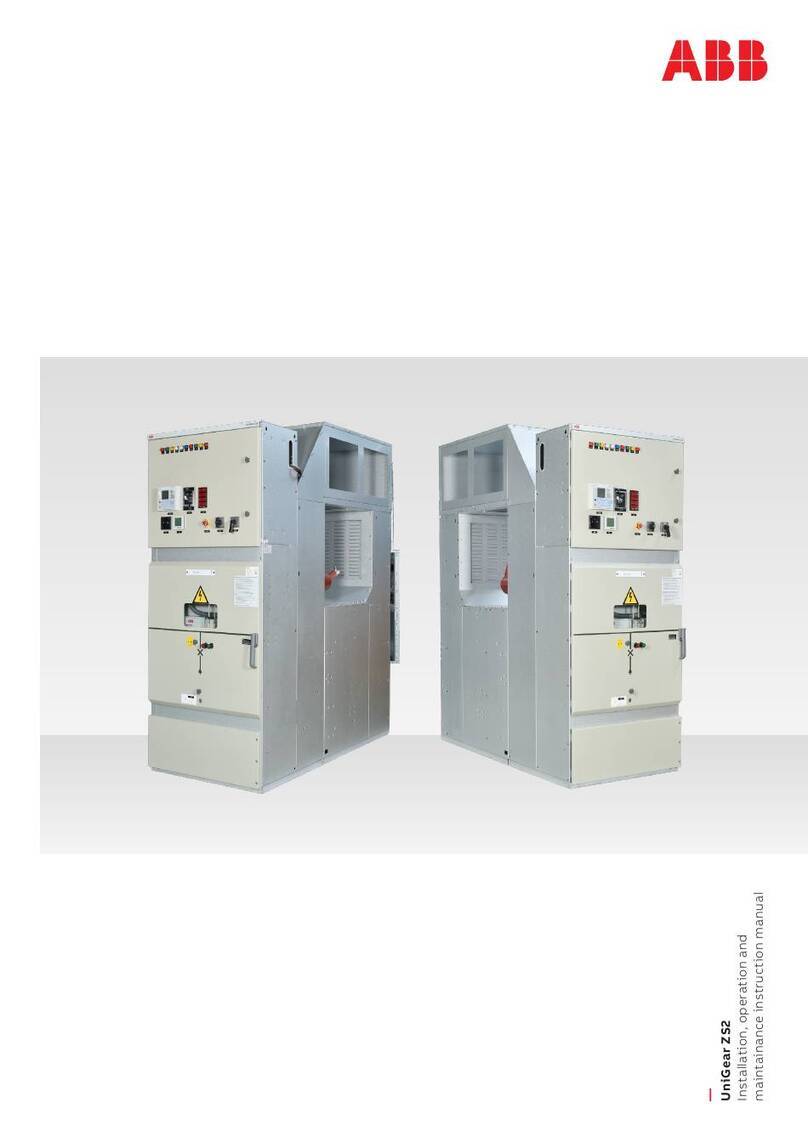 ABB UniGear ZS2 UniSafe 36 Owner's manual ABB UniGear ZS2 UniSafe 36 Owner's manual