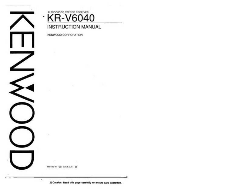 Kenwood KR-V6040 instruction manual