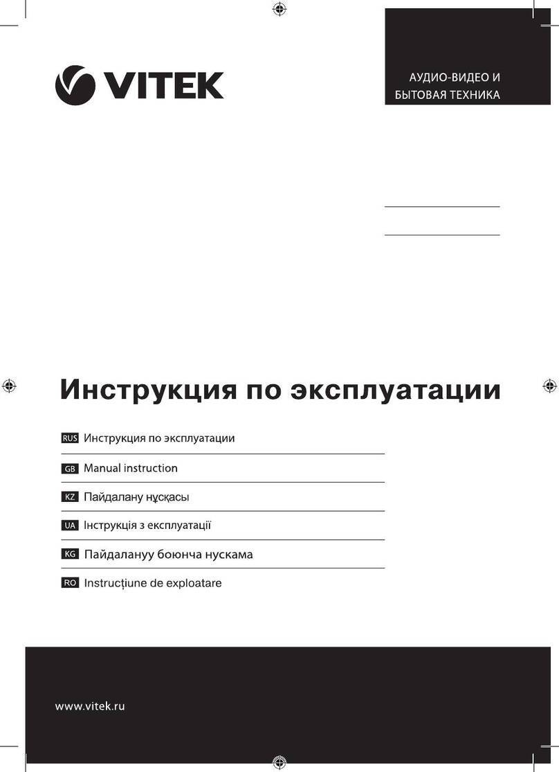 Vitek VT-1605 Manual instruction