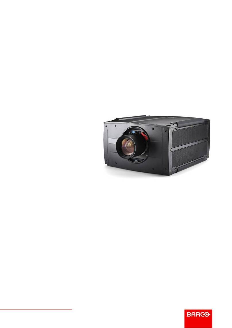 Barco F400 User manual