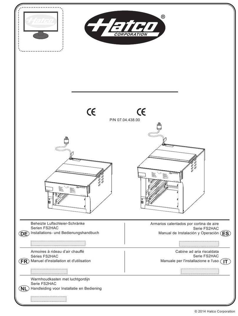 Hatco FLAV-R-SAVOR FS2HAC Series User manual