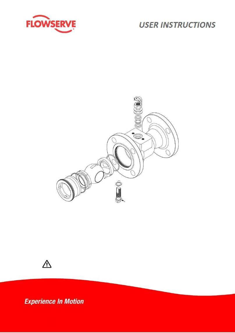 Flowserve Worcester V-Flow 51 Series User manual