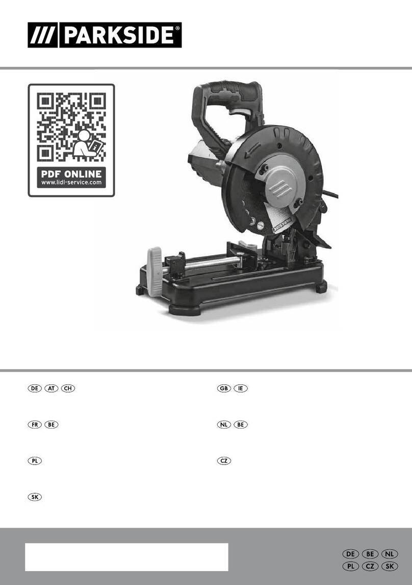 Parkside PMTS 180 A1 Translation of the original instructions Parkside PMTS 180 A1 Translation of the original instructions