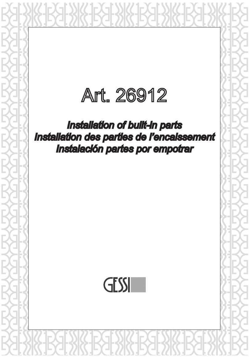 Gessi 26912 Installation