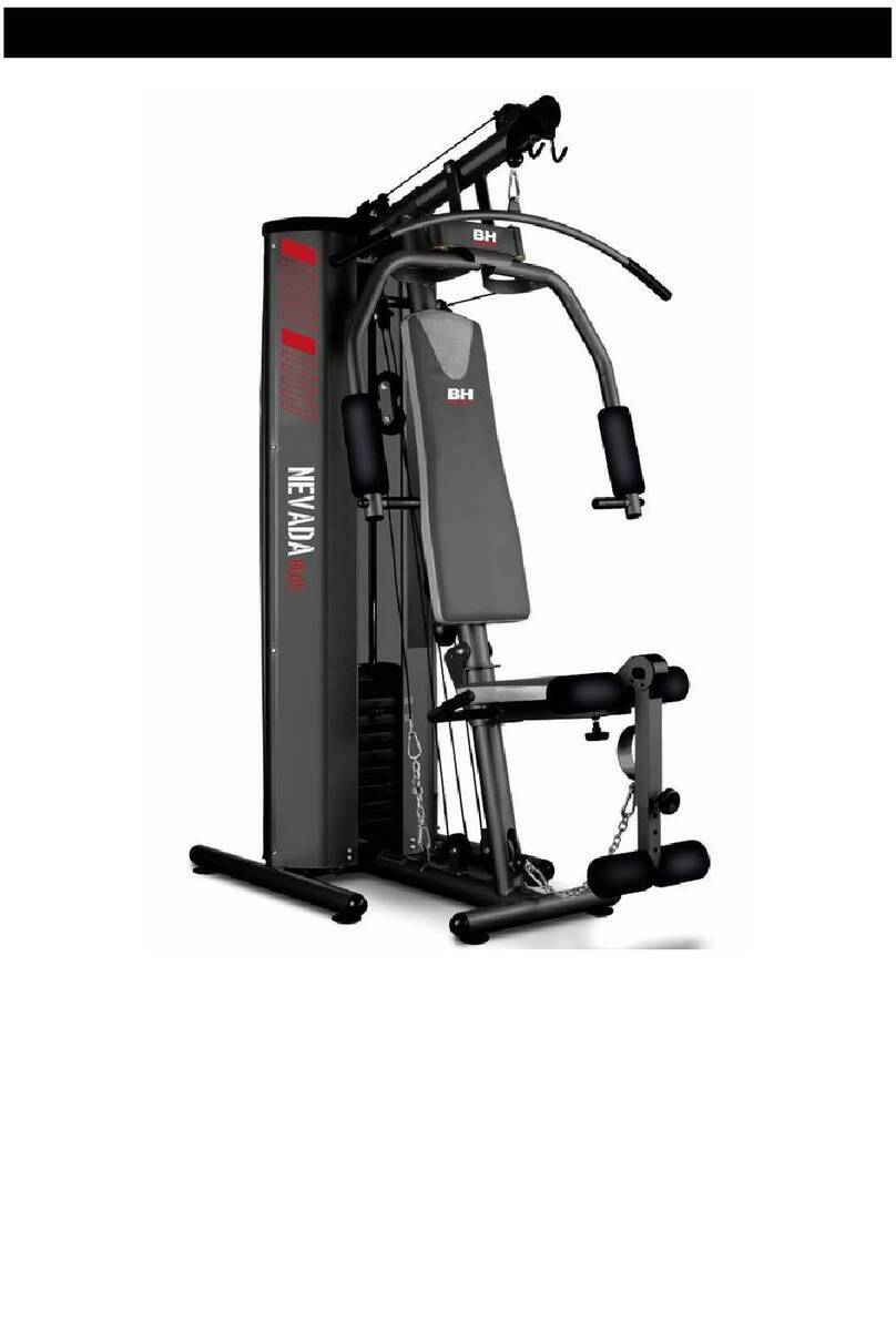 BH FITNESS Nevada Plus Instructions for assembly and use