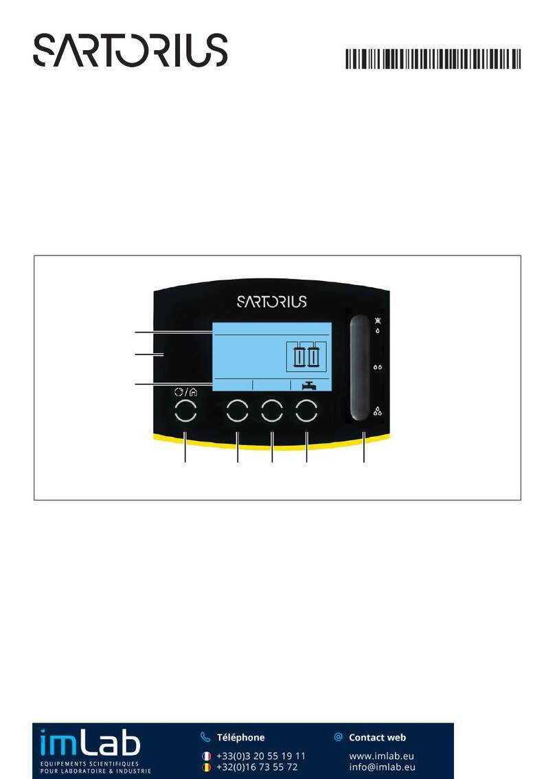 Sartorius arium pro Quick start operating instructions
