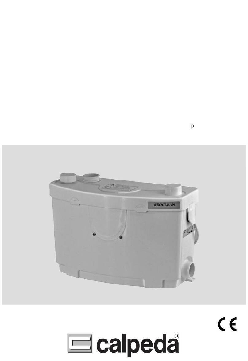 Calpeda GEOCLEAN FF02-V30 operating instructions