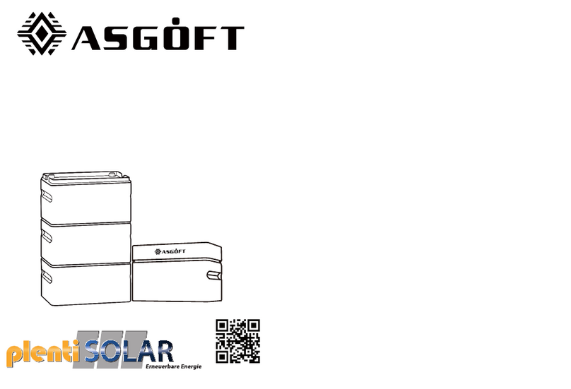 plenti SOLAR Asgoft ASE-1000 user manual