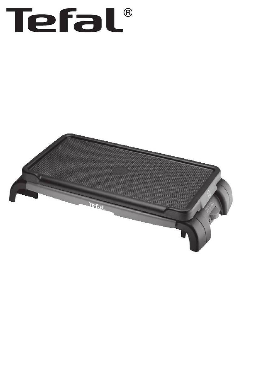 TEFAL Plancha detachable manual