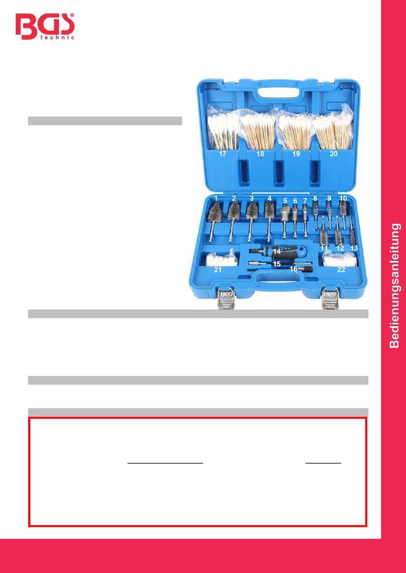BGS technic 72098 instruction manual