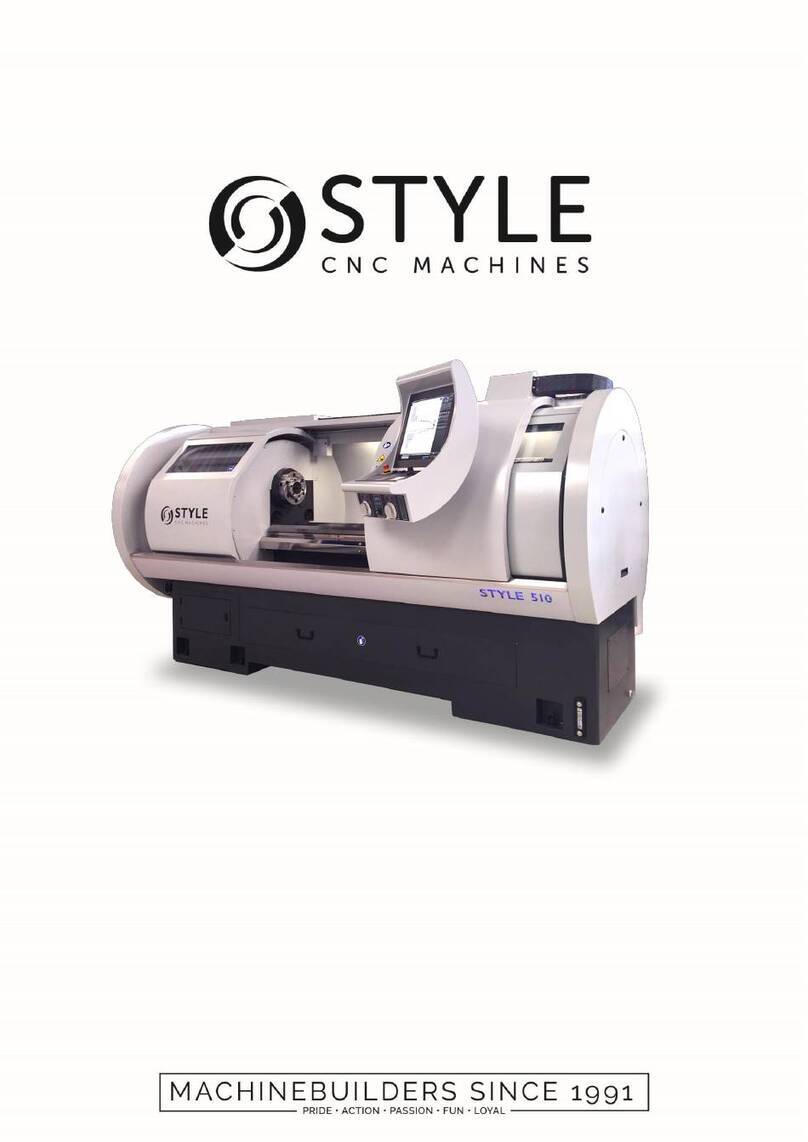 STYLE 350 Machine manual