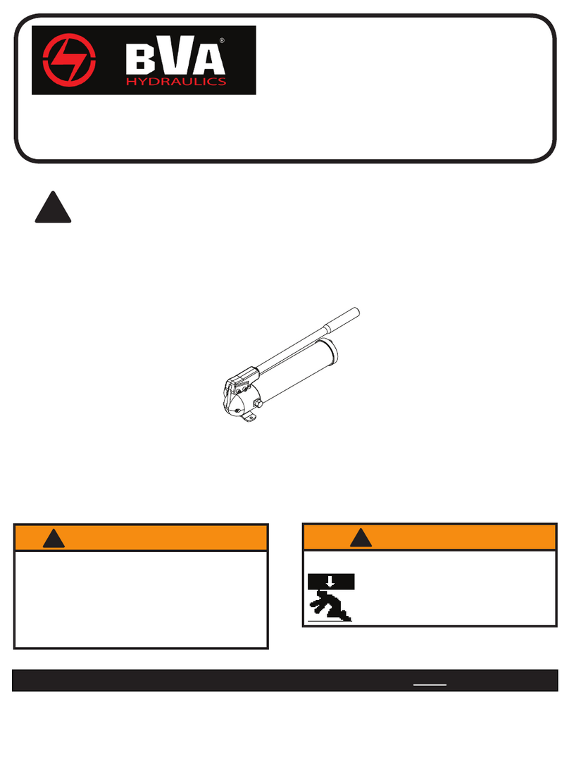 BVA Hydraulics P240L User manual