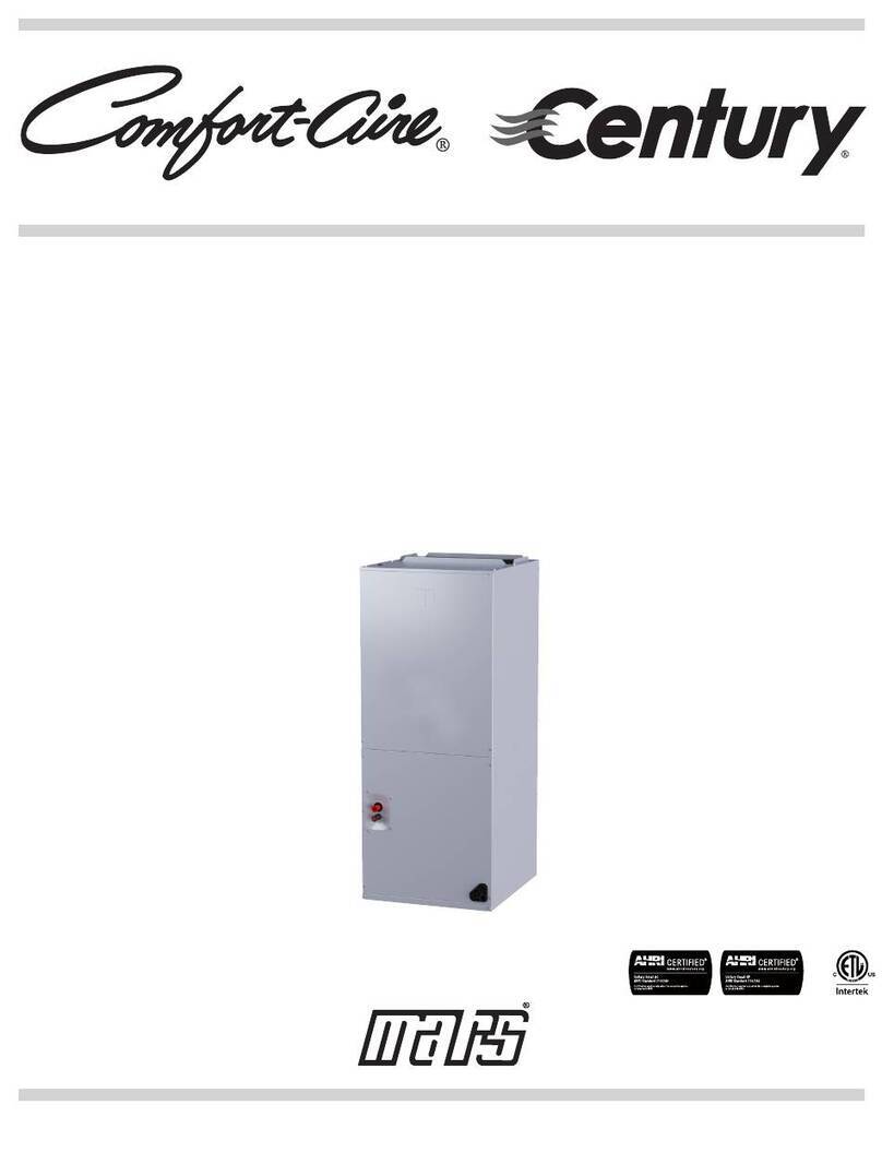 Mars Comfort-Aire Century SE Series instruction manual