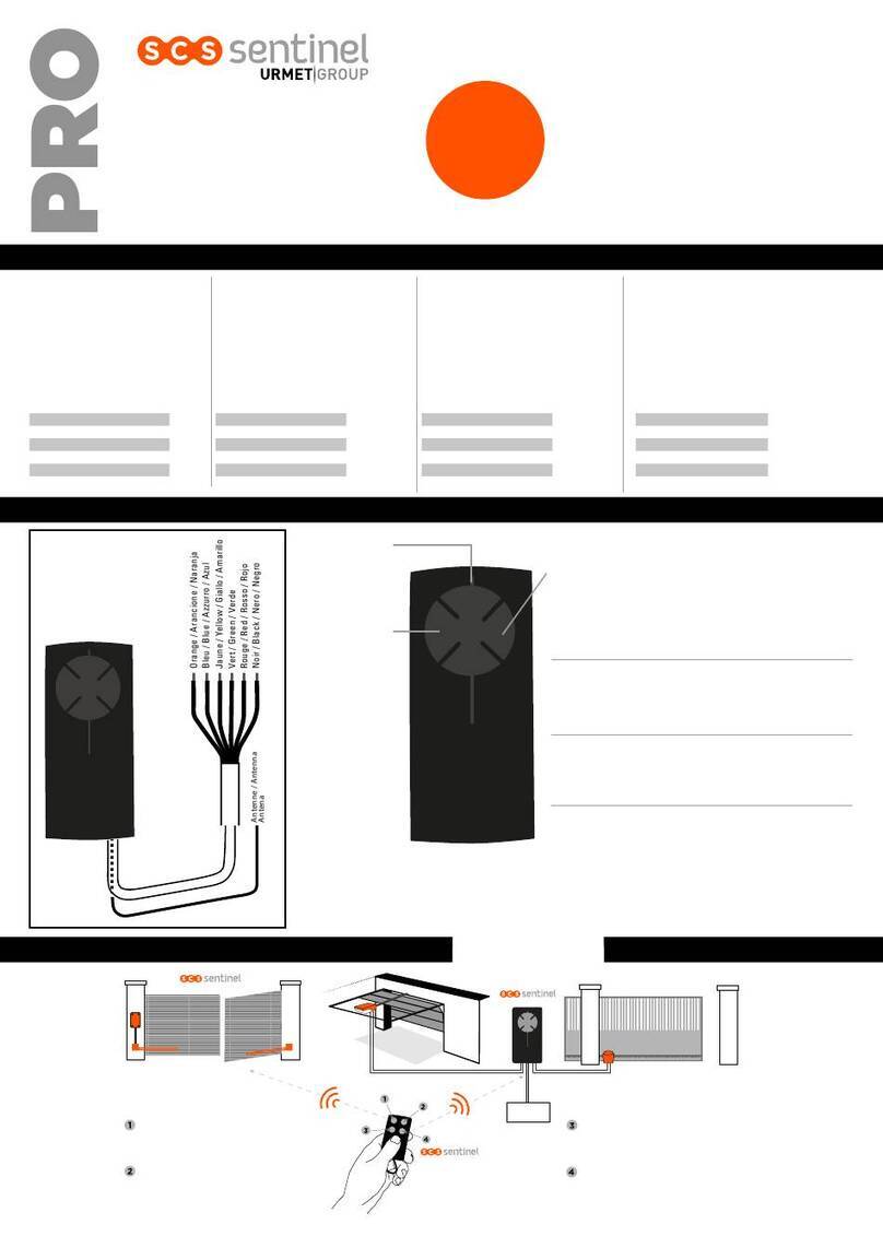 urmet domus SCS Sentinel PRO AAM0119 manual