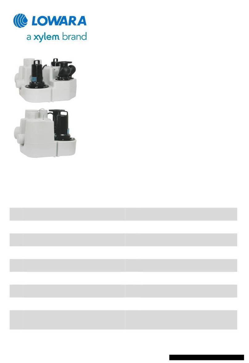 Xylem Lowara Sekamatik 100 Series User manual