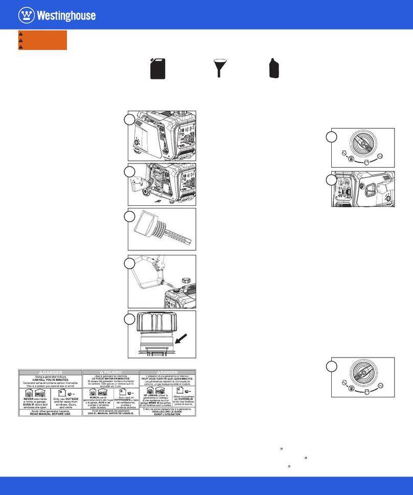 Westinghouse iGen4000cv quick start guide